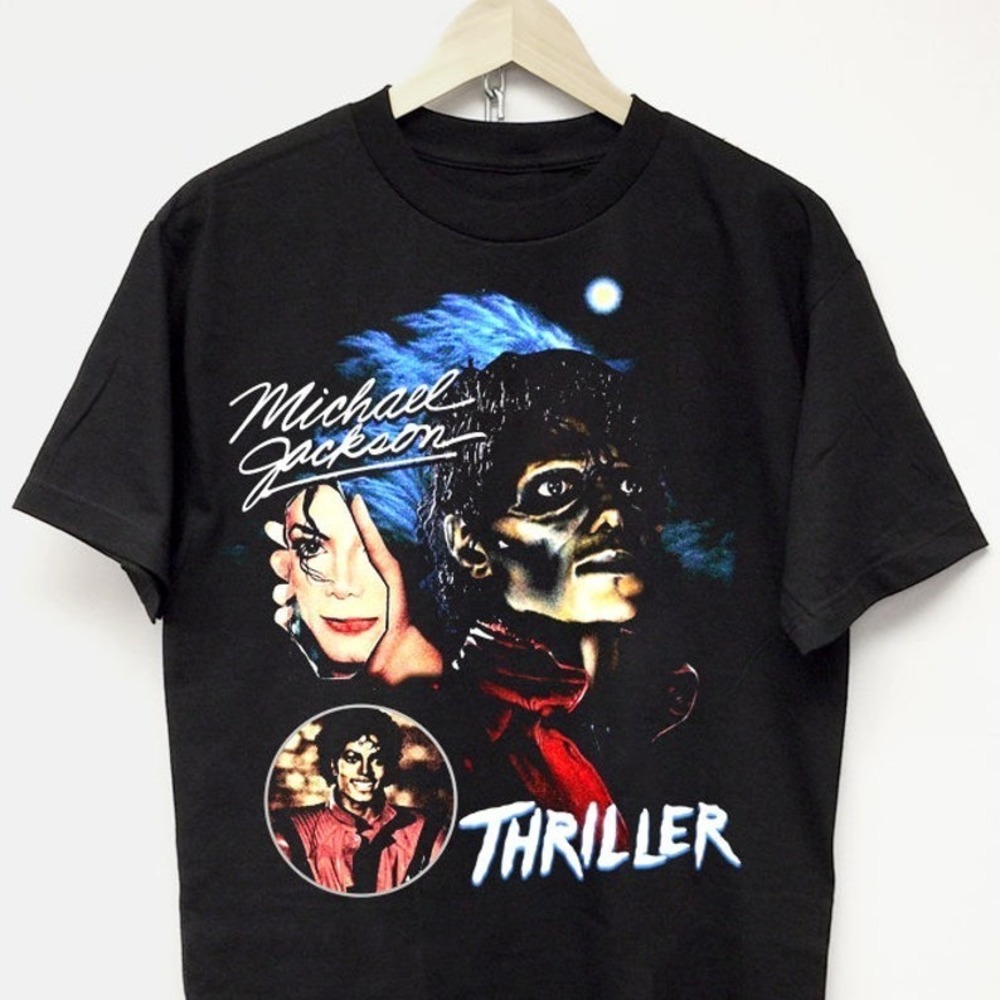 MICHAEL JACKSON T-SHIRT BLACK SHIRT